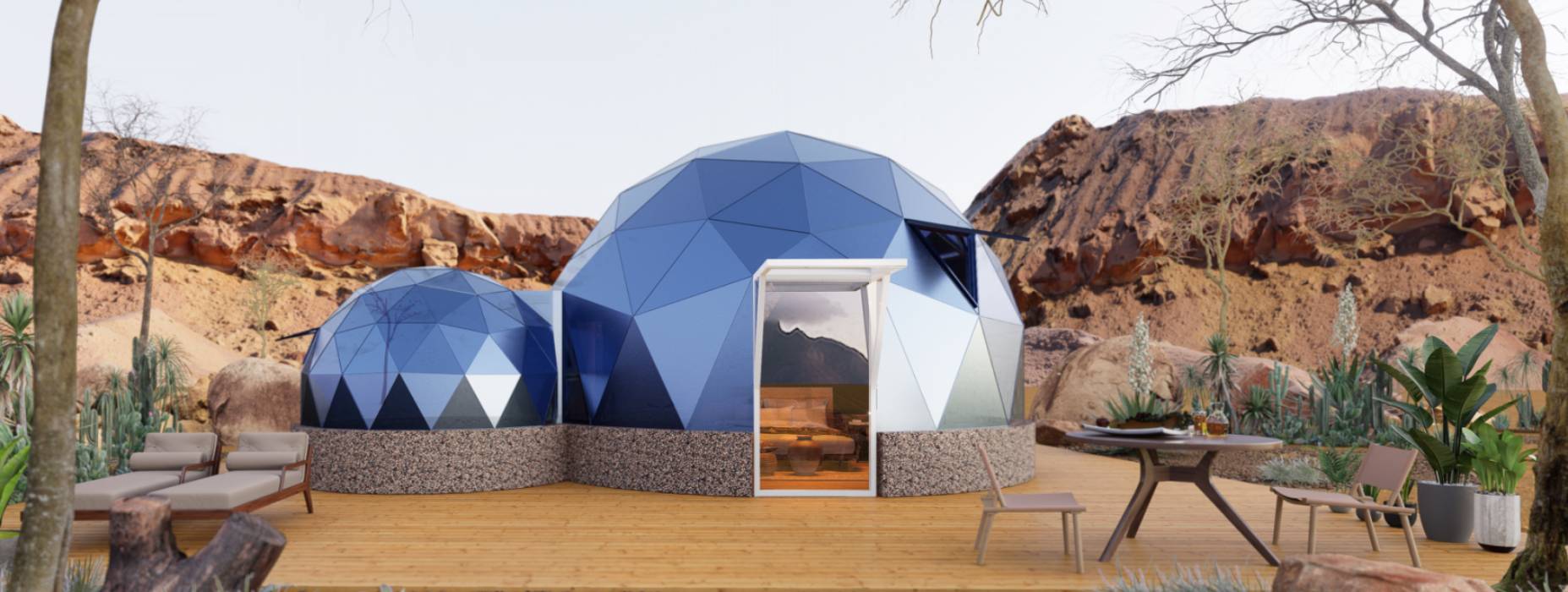 泾川县球形智能光伏玻璃星空房